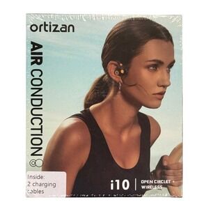 Ortizan i10 Air Conduction Open Ear Bluetooth Headphones New